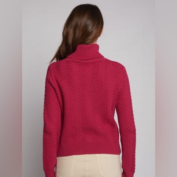 Vilagallo Herringbone Turtleneck - Picture 2 of 2